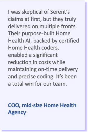 COO, mid-size Home Health Agency